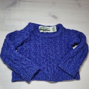 Aran Crafts Baby Cable Knit Sweater Merino Wool Ireland